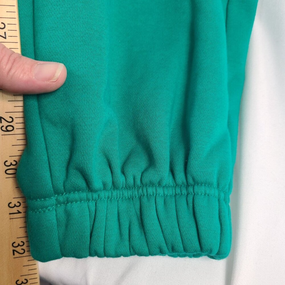 DSG Womens Classic Cotton Cinch Pants Melted Emerald Fleece Elastic Waist Sz M - Picture 6 of 7